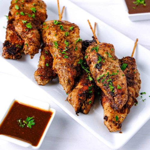 Jerk Chicken Skewers