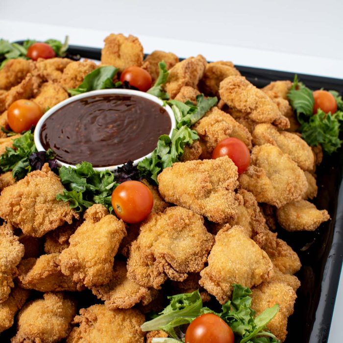 Golden Crispy Chicken Nuggets Platter